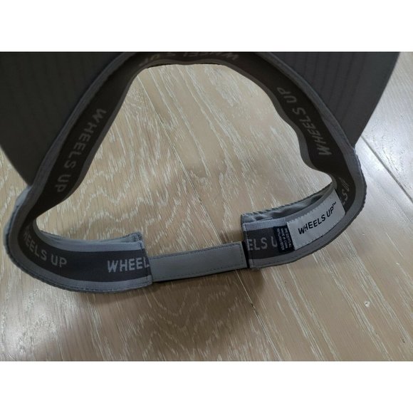 Wheels Up Aviation Private Jet Co. Golf Visor Strap Back Polyester Grey OSFA - Picture 7 of 9